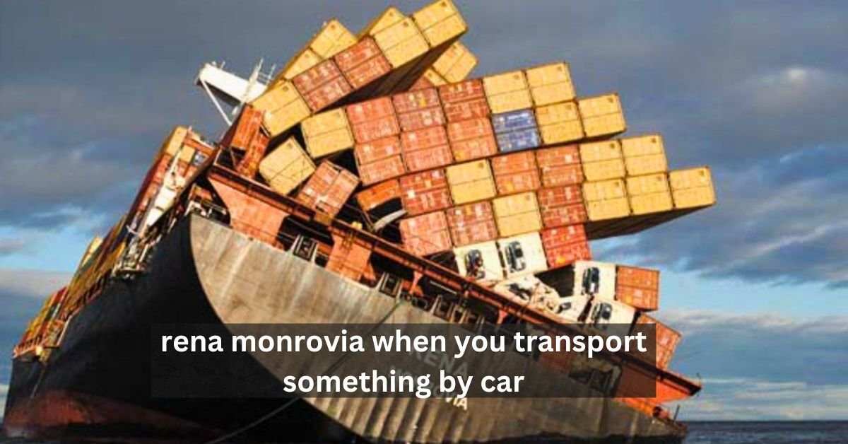 Rena Monrovia When You Transport Something By Car