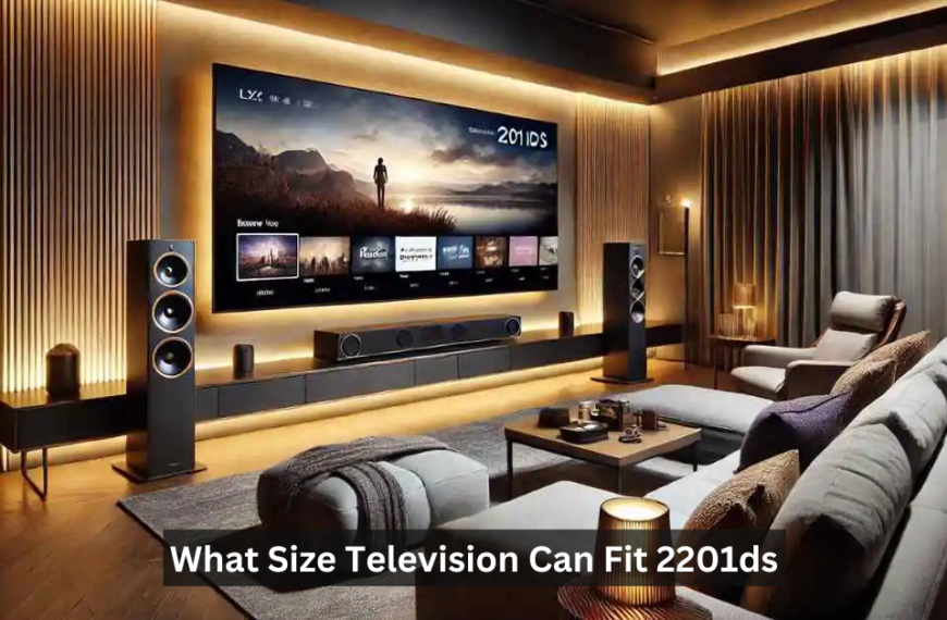 What Size Television Can Fit 2201ds