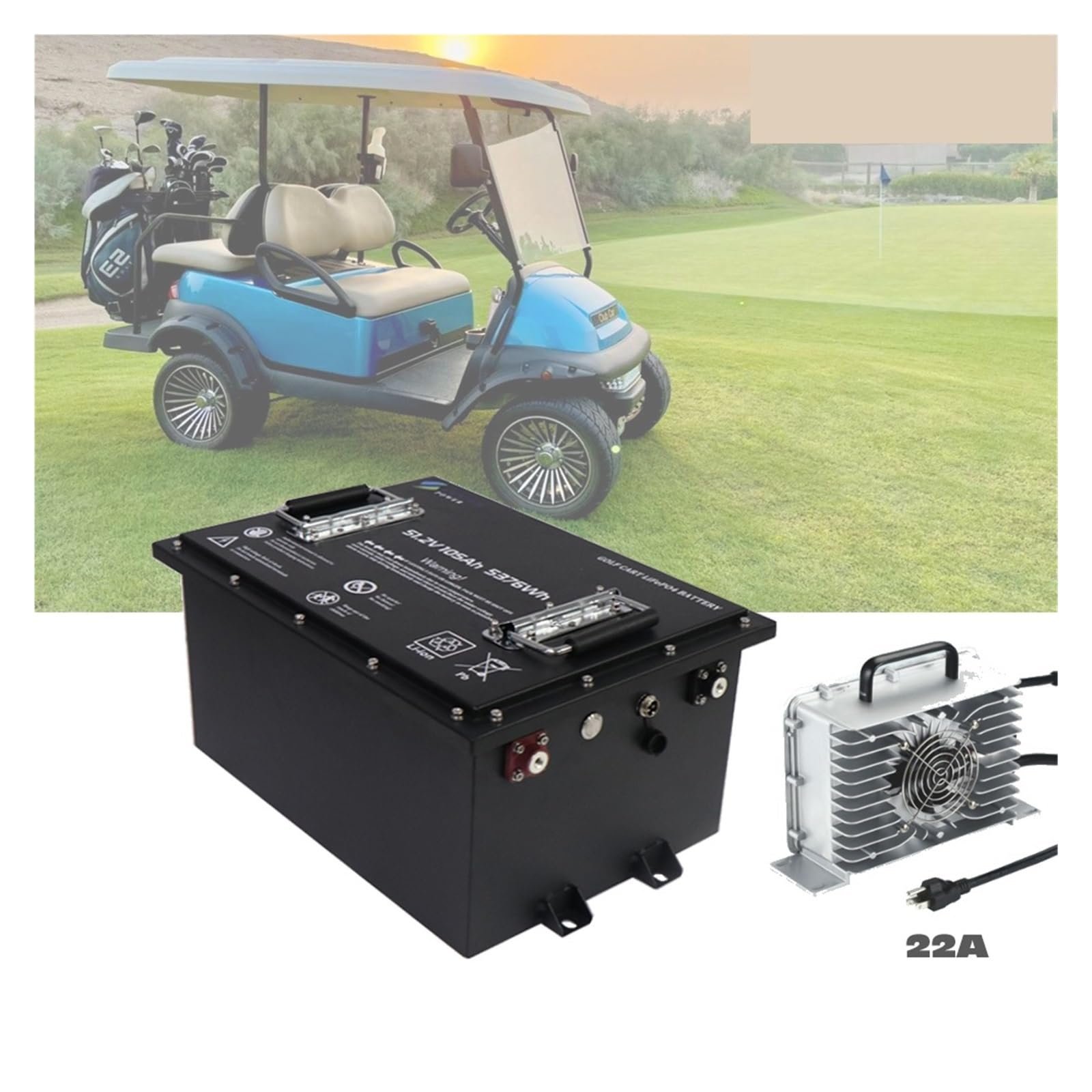 48V Lithium Golf Cart Battery